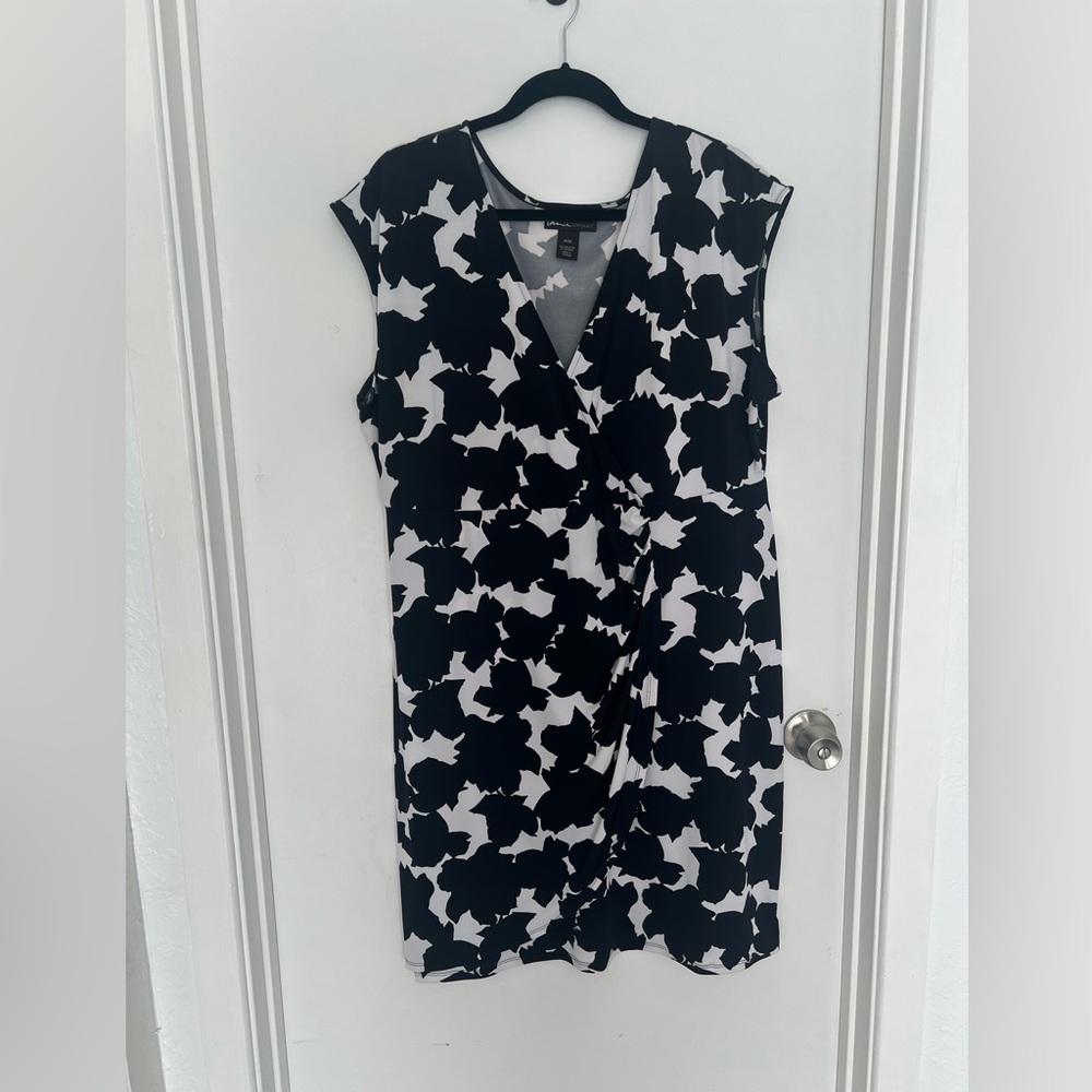 Lane Bryant Floral Faux Wrap Dress Sz 18/20